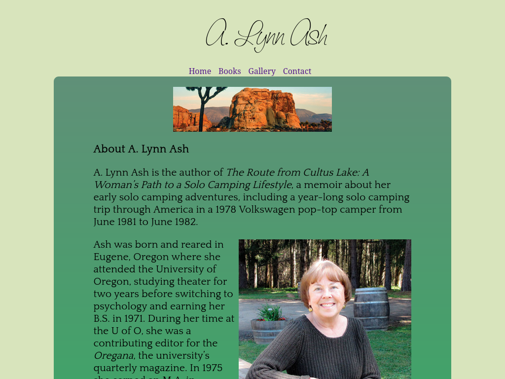 A. Lynn Ash’s website