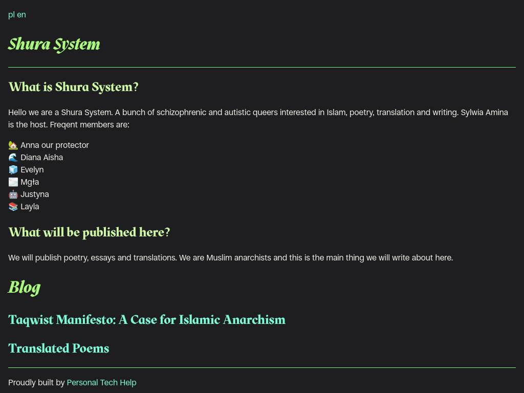 Shura System’s website